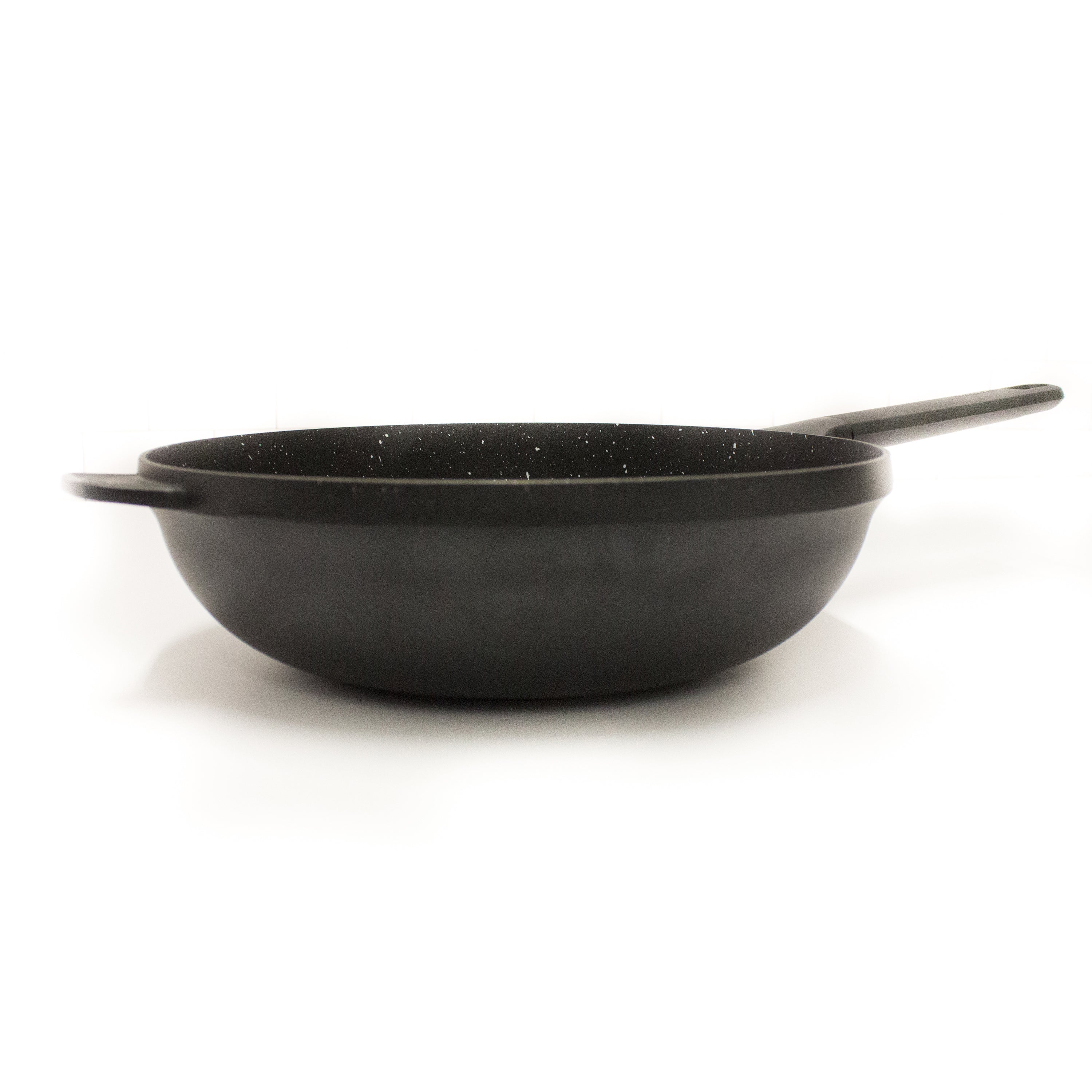 BergHOFF GEM Non-Stick Cast Aluminum 5-Piece Cookware Set - Casserole, Stir Fry Pan & Stockpot for Sauteing, Boiling & Frying - Perfect for Home Cooking & Professional Kitchens