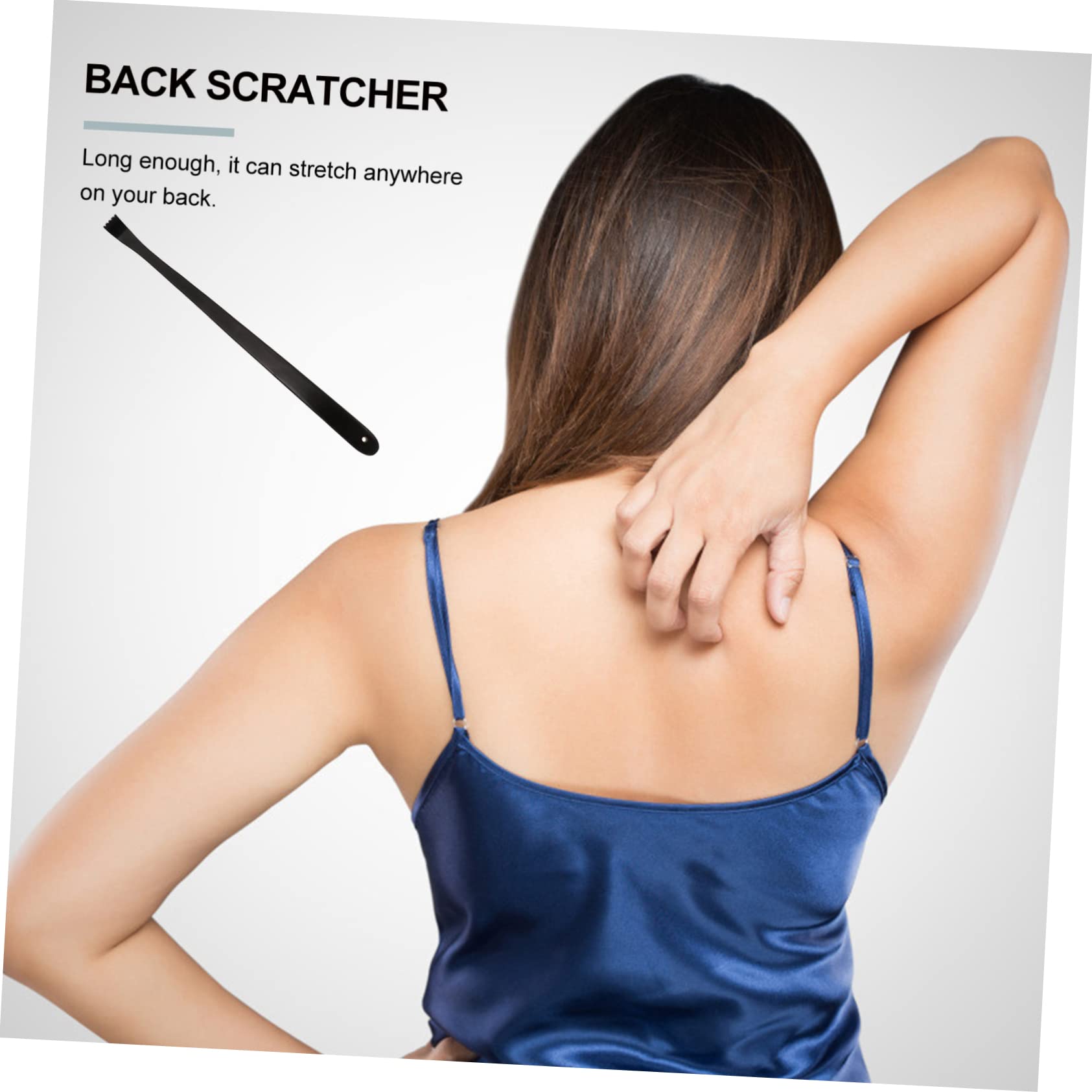 Premium Ebony Wood Back Scratcher for Women & Adults - Durable & Natural Manual Body Scratcher - Perfect for Itch Relief, Massage & Self Care at Home, Office or Travel