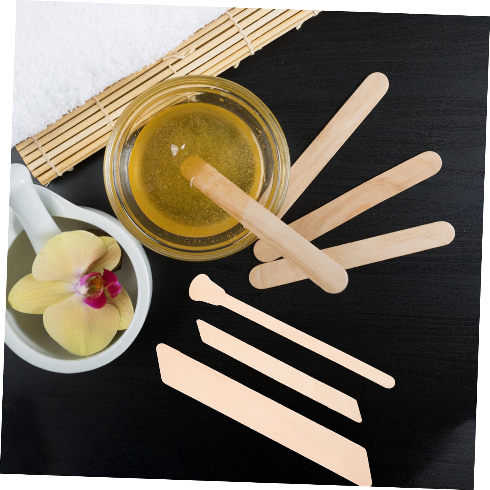 150 Pcs Body Wax Applicator Sticks for Hair Removal - Professional Waxing Sticks for Women, Bikini, Face & Leg Hair - Ideal for At-Home Waxing & Salon Use