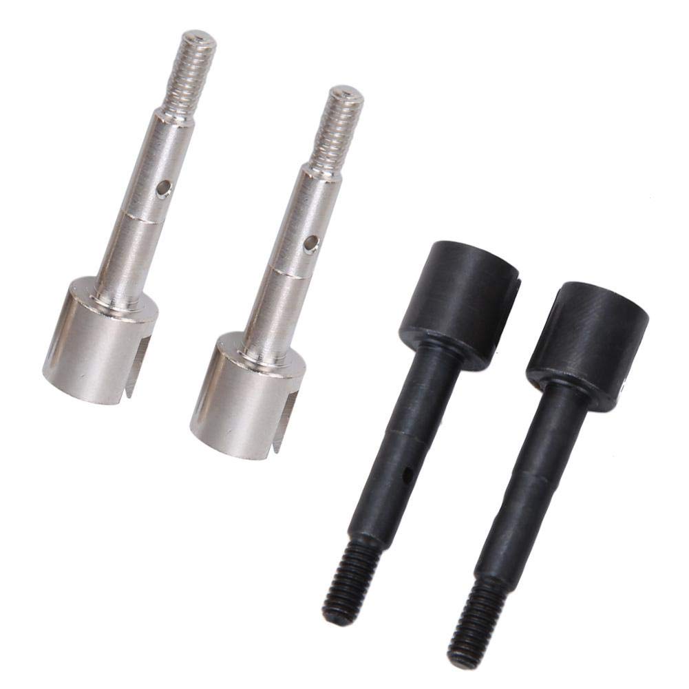 Tbest RC Wheel Axle - Front & Rear Upgrade Parts for 1/8 Electric Flux Gymkhana RC Cars (Black) | Durable Replacement for Off-Road Racing & Drifting