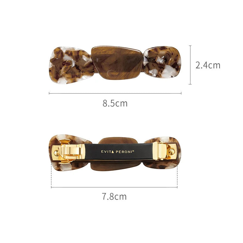 Tara Medium Barrettes Hair Clips for Women & Girls - Perfect for School, Work, and Special Occasions