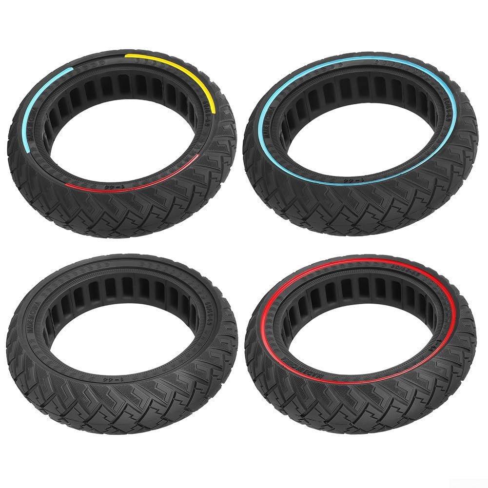 60/65-6.9 Solid Tire for Ninebot Max G2 G65 Electric Scooter - 10 Inch Off-Road Explosion-Proof Solid Tires for Kick Scooter (Black) - Perfect for Urban Commuting, Off-Road Adventures and All-Weather Riding