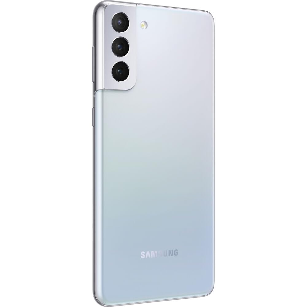 Refurbished Samsung Galaxy S21+ 5G Smartphone 128GB Silver - Premium Renewed Android Phone for Work, Travel & Gaming