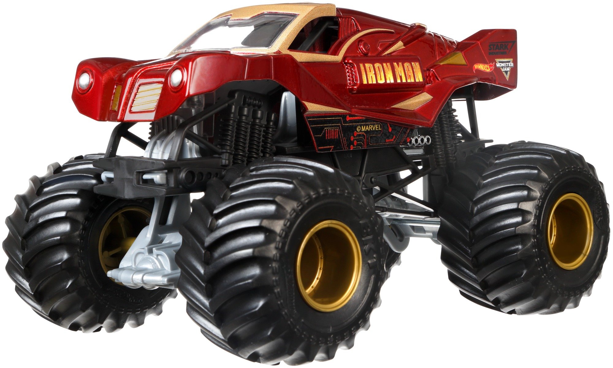 Hot Wheels Monster Jam 1:24 Scale Die-Cast Ironman Truck - Collectible Toy Car for Kids & Adults - Perfect for Play, Display & Monster Jam Fans