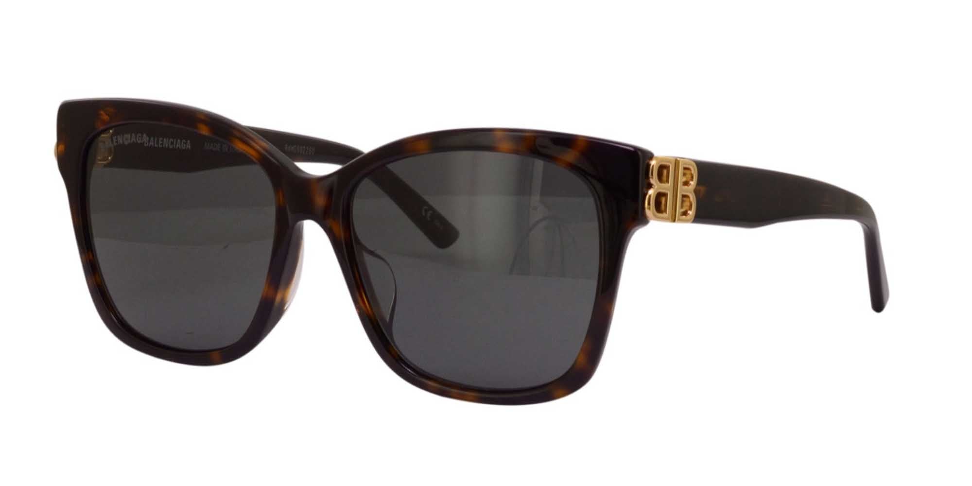 Balenciaga BB0102SA Sunglasses for Asian Fit - UV Protection, Polarized Lenses for Men & Women - Perfect for Driving, Travel, and Outdoor Activities