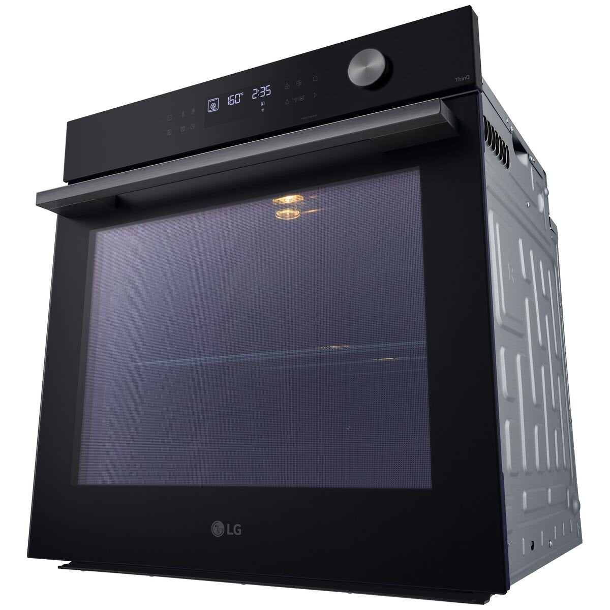 LG 60cm InstaView Series 5 Black Glass Oven - BO605G1GL5 | Built-in Electric Oven with InstaView Window for Modern Kitchens