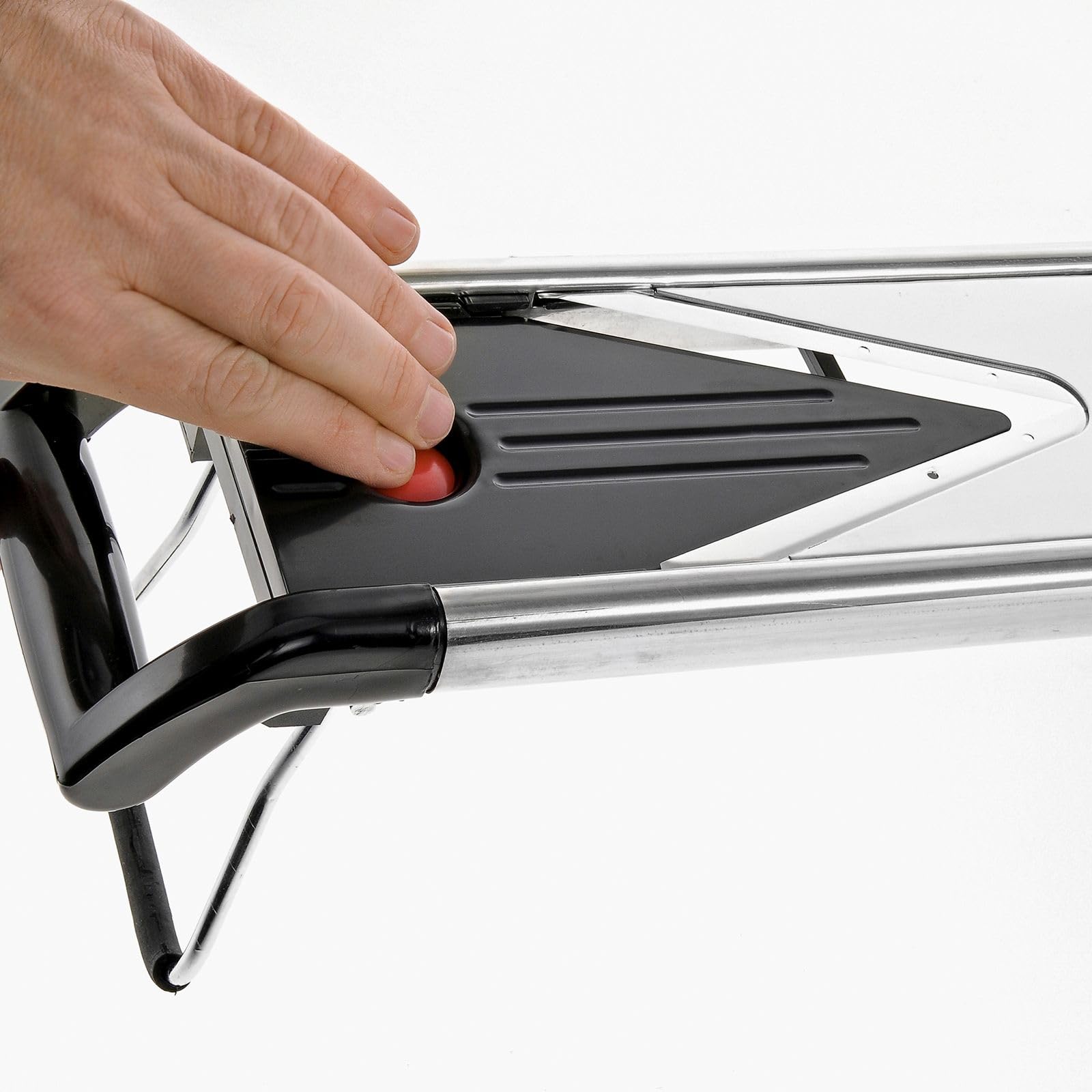 Westmark 11302260 5-in-1 Stainless Steel V Blade Mandoline Slicer - Professional Vegetable & Fruit Slicer for Perfect Julienne, Waffle & Straight Cuts - Ideal for Kitchen, Salad Prep & Healthy Cooking