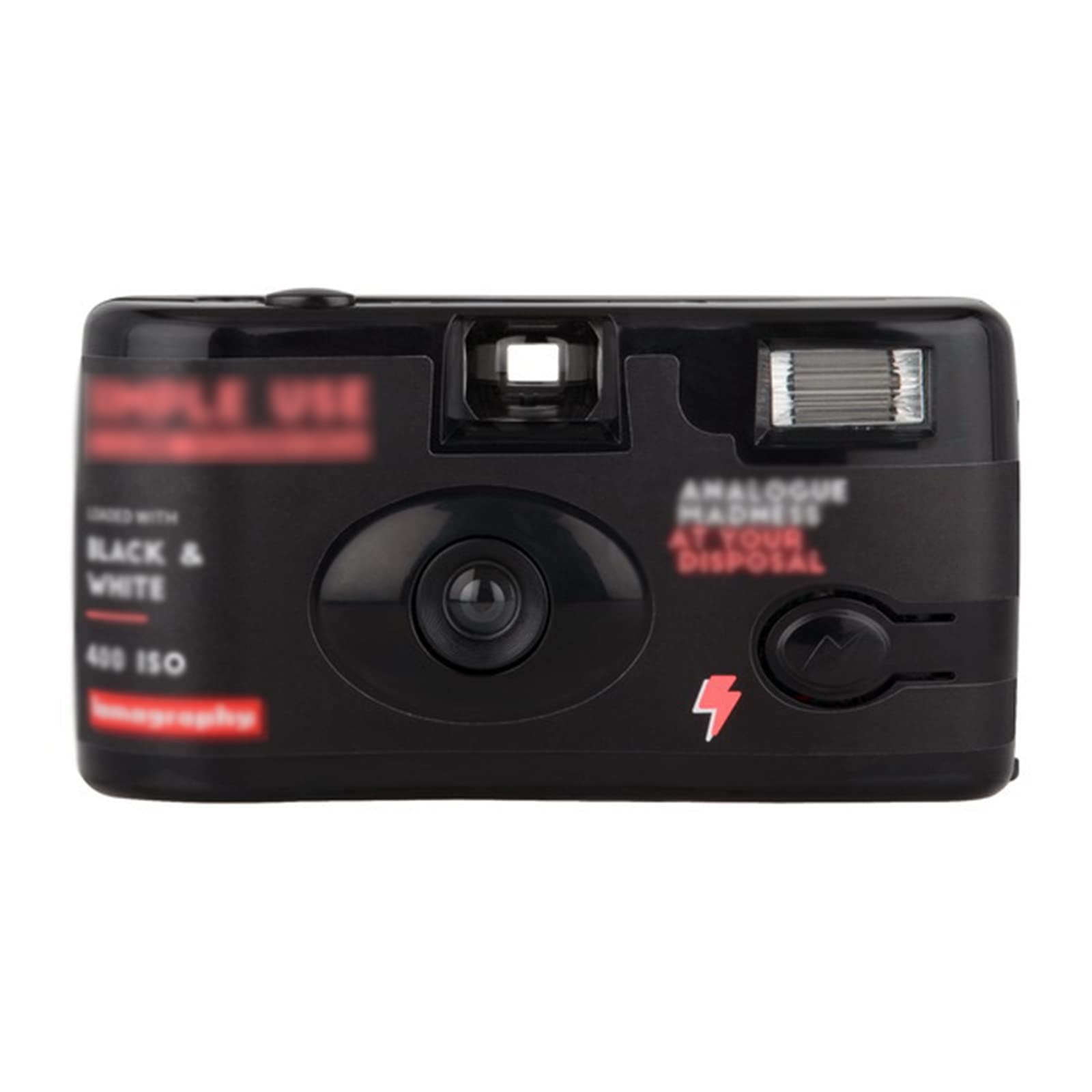 ZXNQ Disposable Film Camera - Reloadable 35mm Full Frame Camera with 36 Exposures | Portable Vintage Style Black & White Camera for Travel, Parties & Weddings | Perfect Gift for Photographers & Beginners