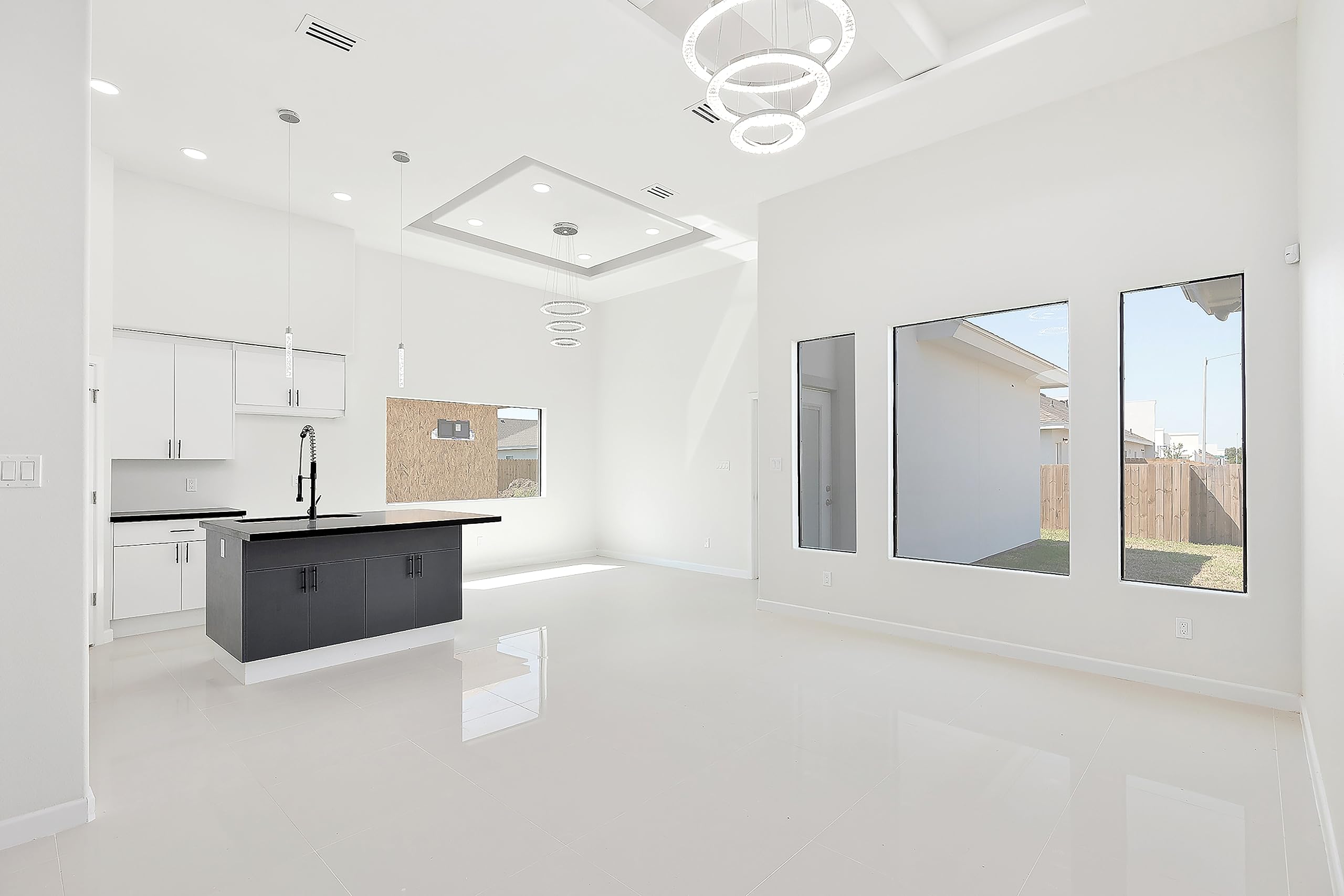 36x8 Modern AC Vent Cover - Decorative White Air Vent Grille - Standard Linear Slot Diffuser for Ceiling, Walls & Floors - Texas Buildmart - Perfect for Home, Office & Commercial Spaces