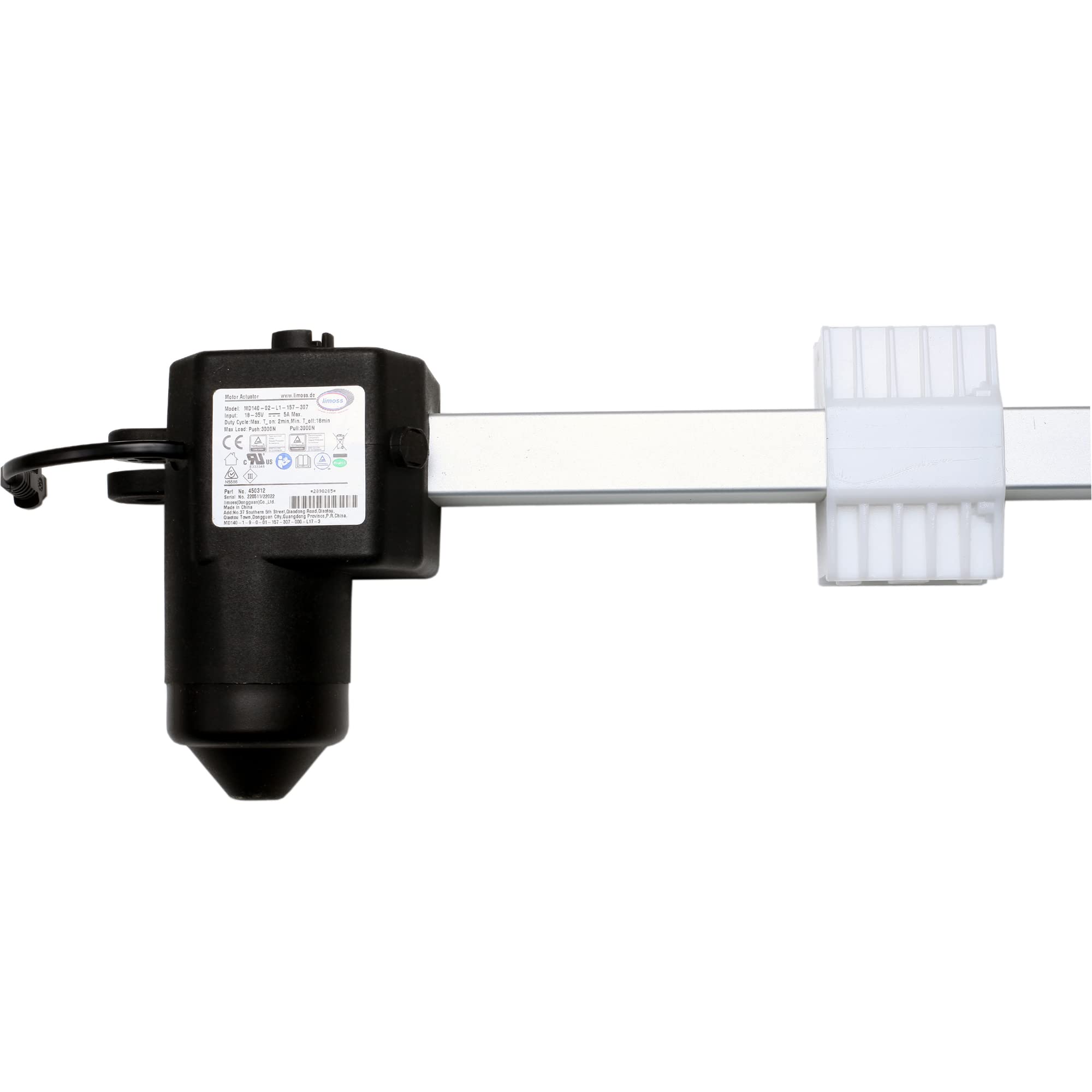 Limoss 450312 MD140-02-L1-157-307 Motor Actuator Replacement Kit for Fruhdi Recliner Lift Chairs - Perfect for Home Mobility Assistance and Elderly Comfort