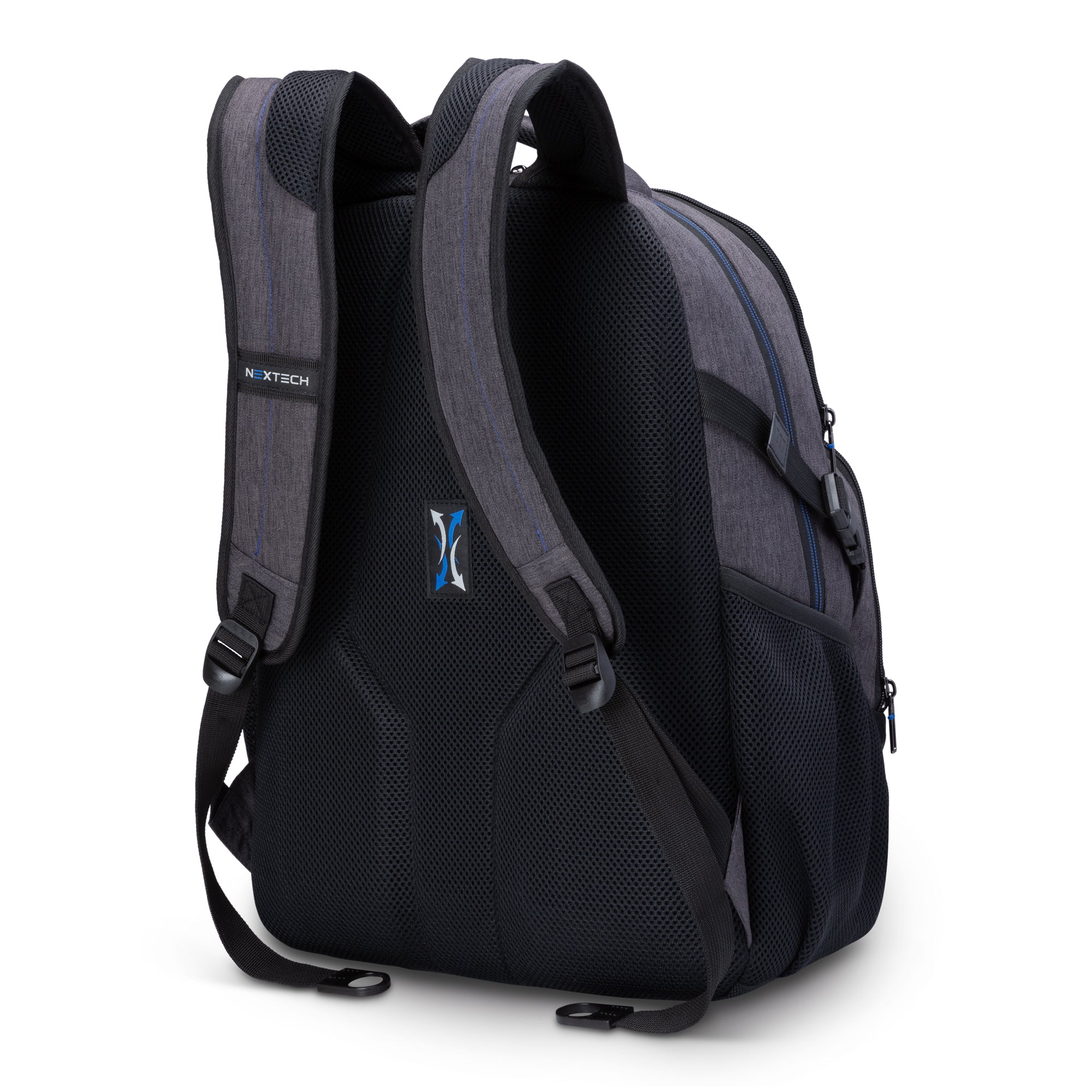 Nextech Professional Business Backpack for Men & Women - Waterproof Laptop Backpack with USB Charging Port - Perfect for Office, Travel, and Commuting