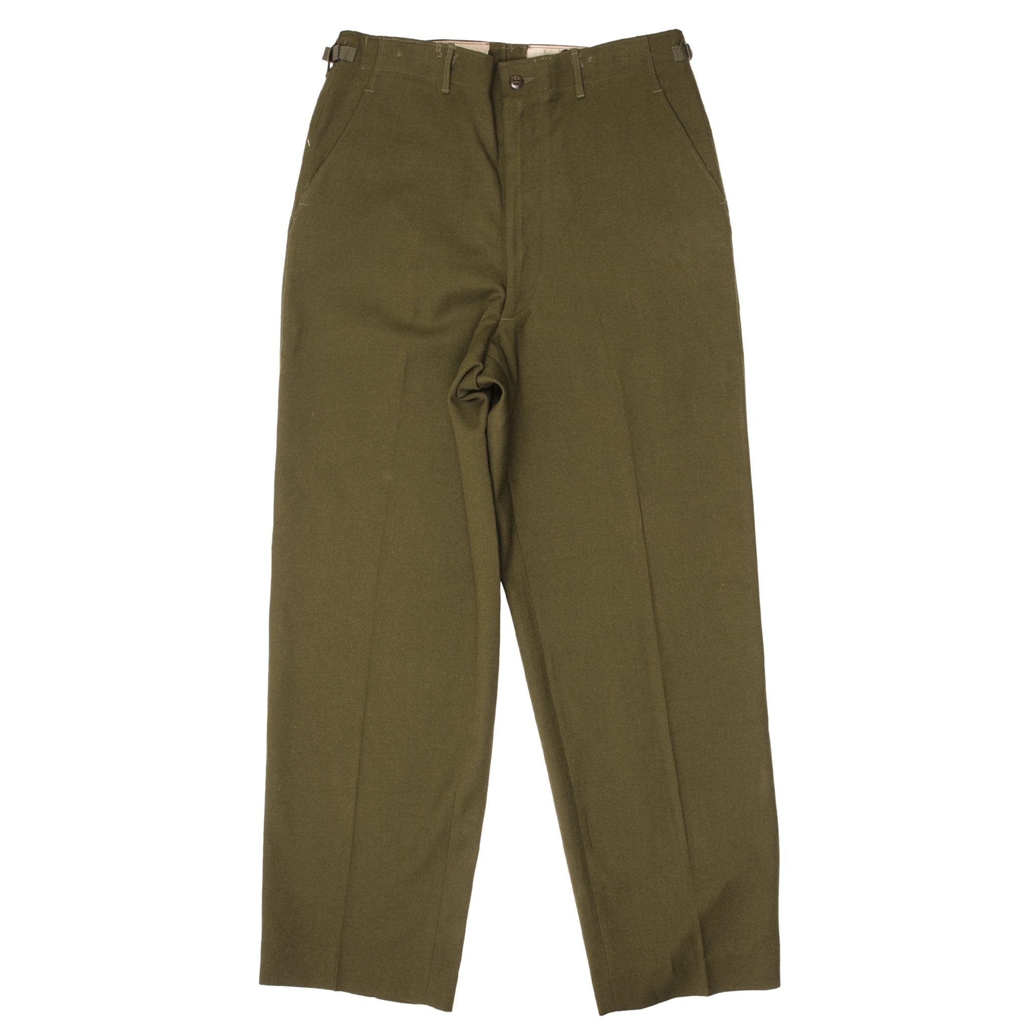 Vintage US Army M51 Field Wool Trousers Pants - Korean War Era (1953) - Medium Long Size - Military Surplus for Outdoor Hiking, Reenactment & Vintage Fashion