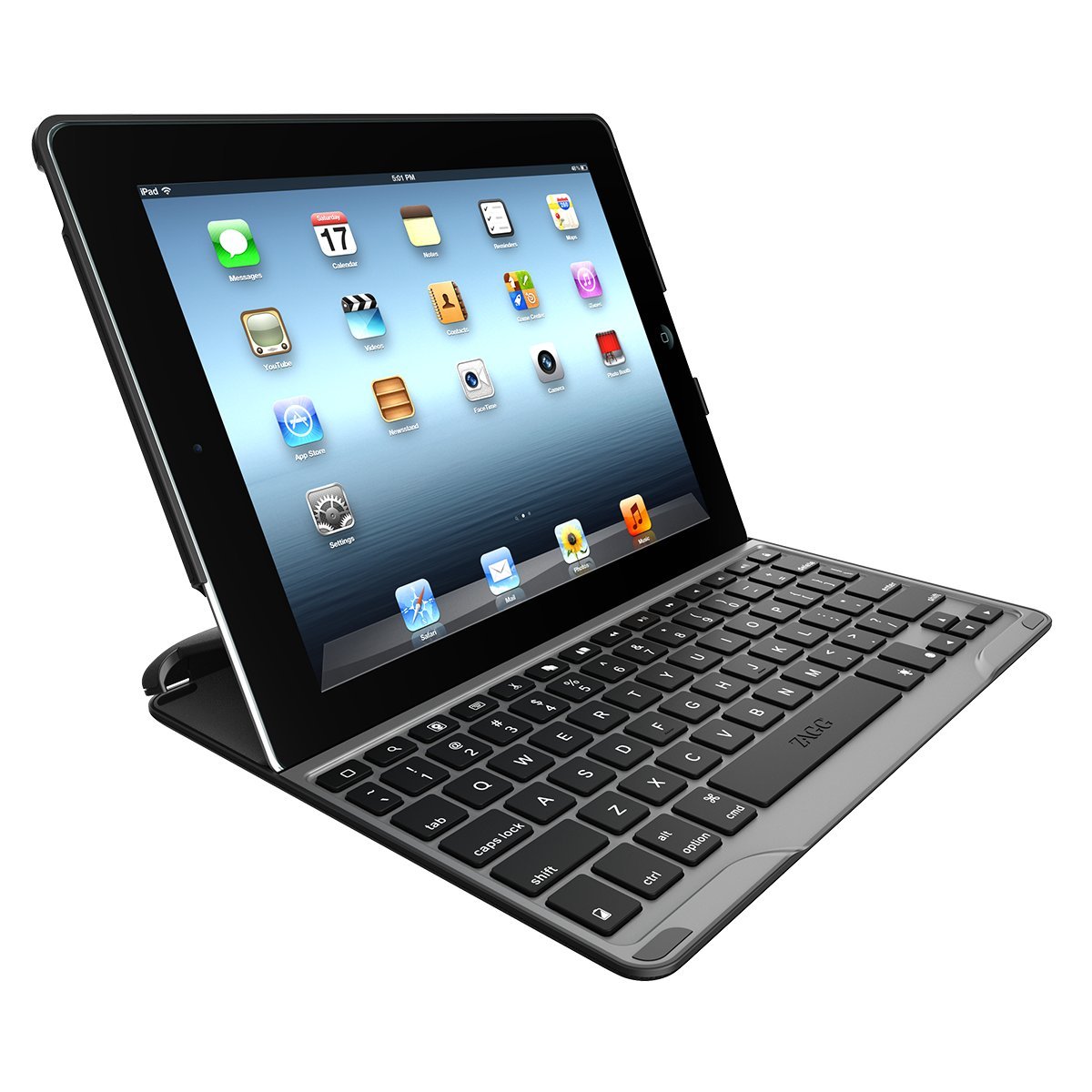ZAGG PROfolio Ultrathin Bluetooth Keyboard Case for iPad 2/3/4 - Slim Protective Cover with Backlit Keys | Perfect for Work, Travel & Home Office Use