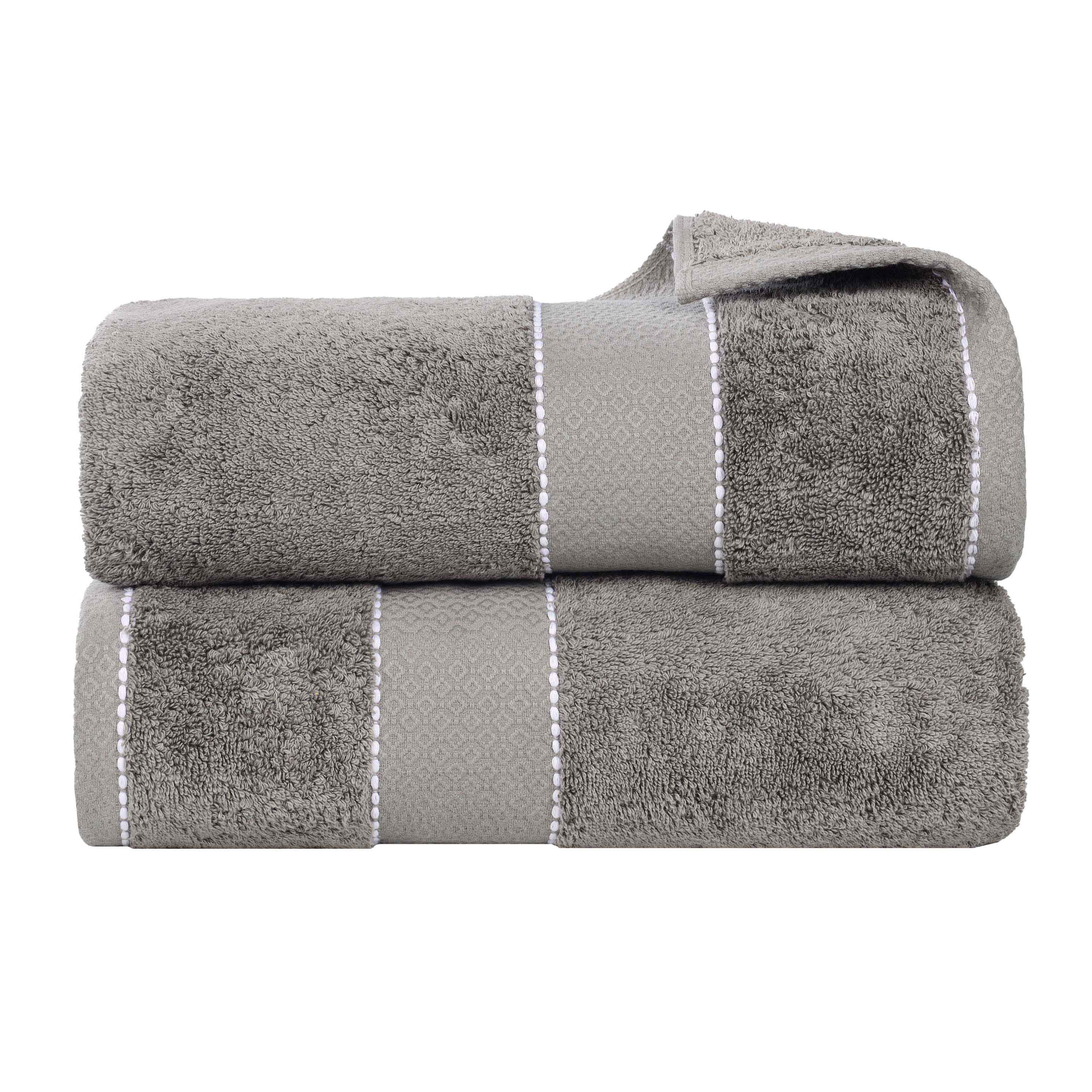 Premium Egyptian Giza Cotton Bath Towel Set of 2 - Ultra Absorbent & Soft Luxury Bath Sheets for Spa, Hotel & Home Use - Made in Egypt with Long-Staple Cotton