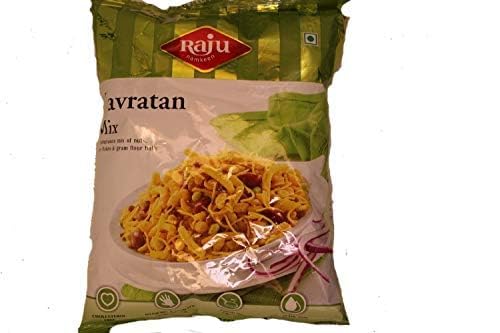 Raju Snacks Navrattan Mix 260g - Premium Indian Snack Mix with Nuts & Dried Fruits - Perfect for Parties, Travel & Healthy Snacking