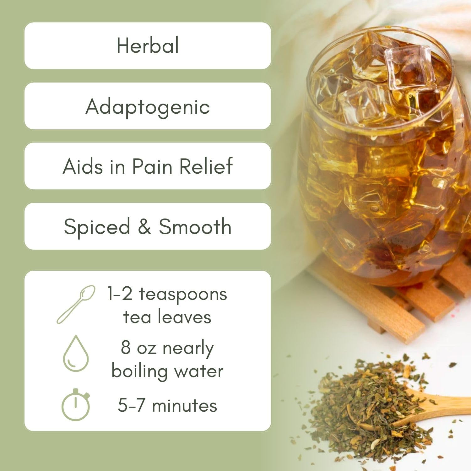 Organic Herbal Comfort Loose Leaf Tea - 2oz Bag (Approx. 30 Servings) | Full Leaf Tea Co. | Relaxing Herbal Tea for Stress Relief & Sleep Aid | Perfect for Evening Relaxation, Meditation & Wellness Routines