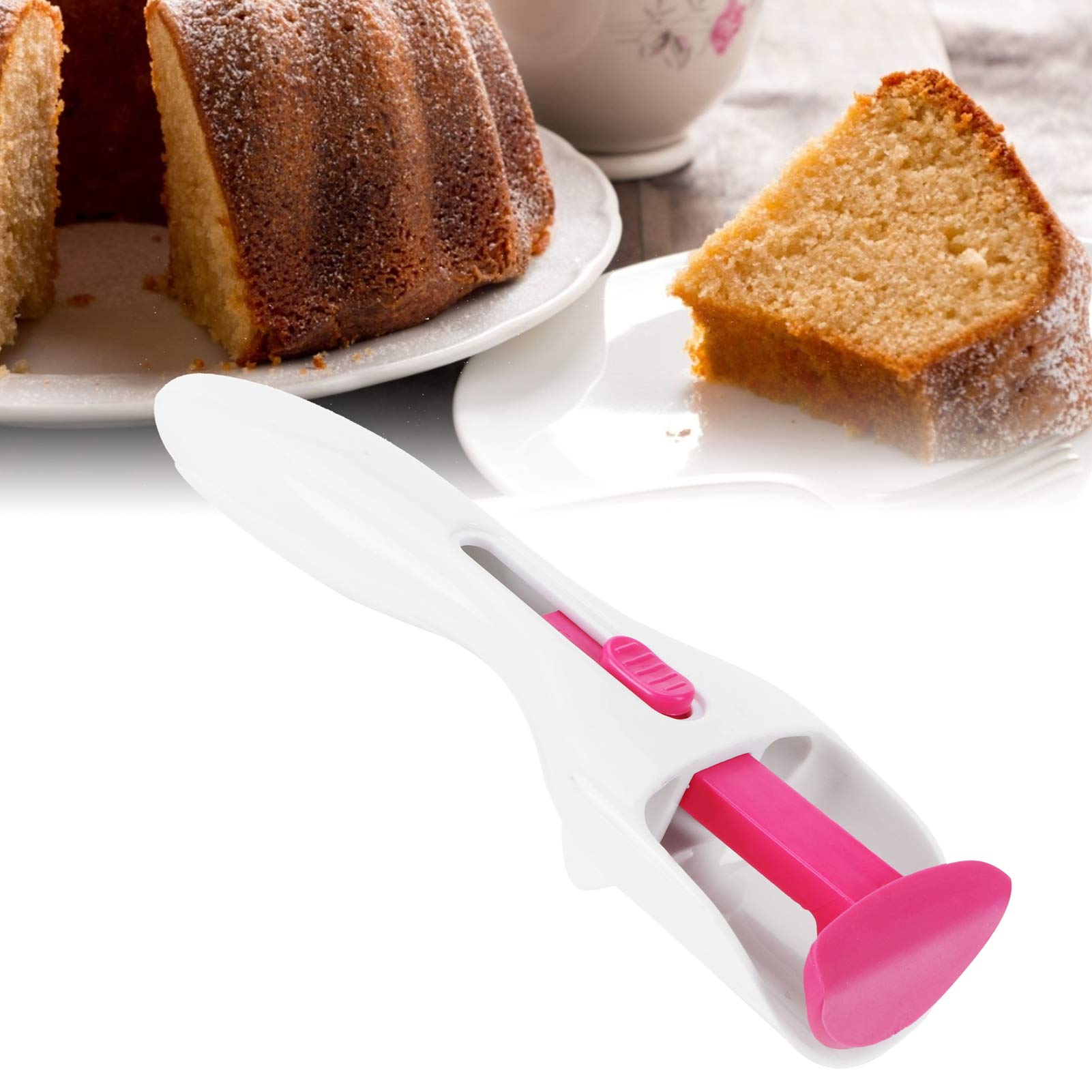 Alvinlite Stainless Steel Cake Spatula - Professional Baking Tool for Cake, Chocolate, Cupcake Decorating - Perfect for Home Bakers & Pastry Chefs (Ideal for Wedding Cakes, Birthday Parties & Dessert Making)