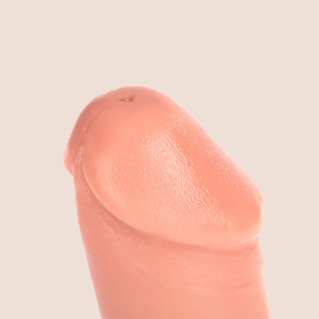 Basix 10 Inch Realistic Dildo with Strong Suction Cup - Flexible Yet Firm Silicone Adult Toy for Solo Play & Couples Use - Perfect for Bedroom Fun, BDSM, and Spicing Up Your Sex Life
