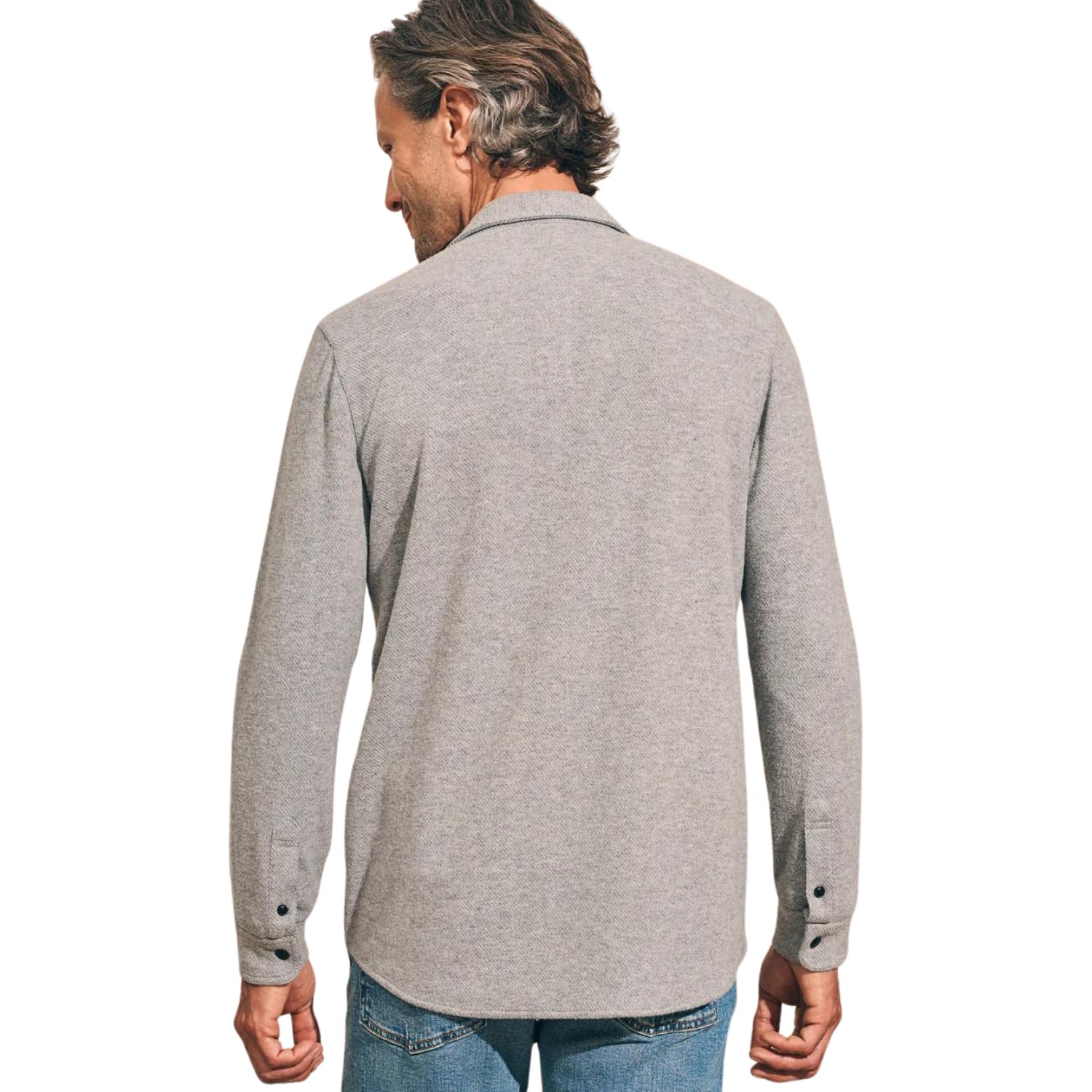 Faherty Men's Legend Sweater Shirt - Soft Cotton Blend Pullover for Casual Wear, Layering & Outdoor Activities | Cozy Fall & Winter Fashion for Men