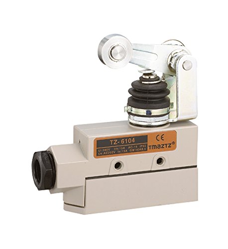 Heavy Duty SPDT Roller Plunger Micro Limit Switch TZ-6104 CE Certified for Sliding Doors, Windows, and Industrial Automation