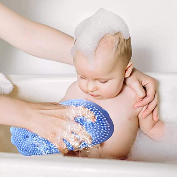 **Air Son Silicone Bubble Bath Brush - Ultra Soft Exfoliating Body Scrubber for Shower, Spa & Massage - Unisex Skin Care & Beauty Tool for Healthy Glow (Multicolor, Gentle Cleansing & Relaxation)**