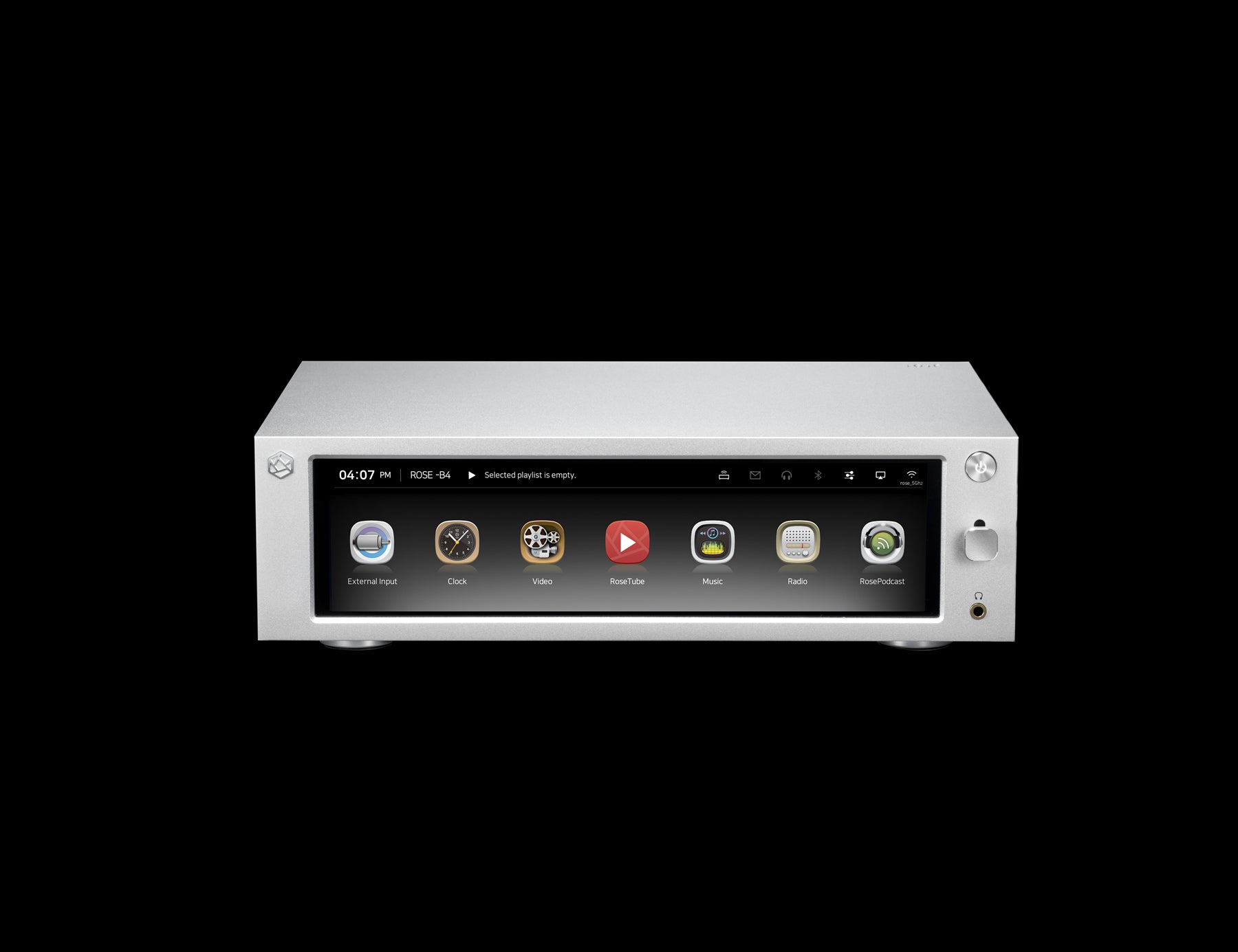 HiFi Rose RS201E High-Fidelity Amplified Media Player & Streamer - Perfect for Home Theater, Audiophile Listening, and Multi-Room Audio Streaming