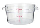 2QT Clear Round Food Storage Container - Airtight Kitchen Organizer for Meal Prep, Leftovers & Pantry Organization | BPA-Free Plastic | NRE #017537