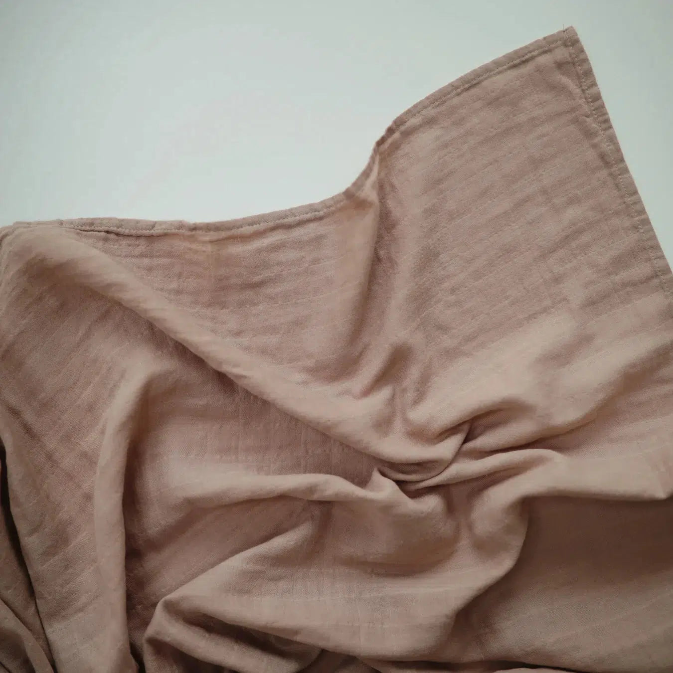 Mushie Organic Cotton Muslin Swaddle Blanket - Soft & Breathable Baby Wrap for Newborns, Infants & Toddlers - Perfect for Swaddling, Nursing, Stroller & Car Seat Cover - Natural Color