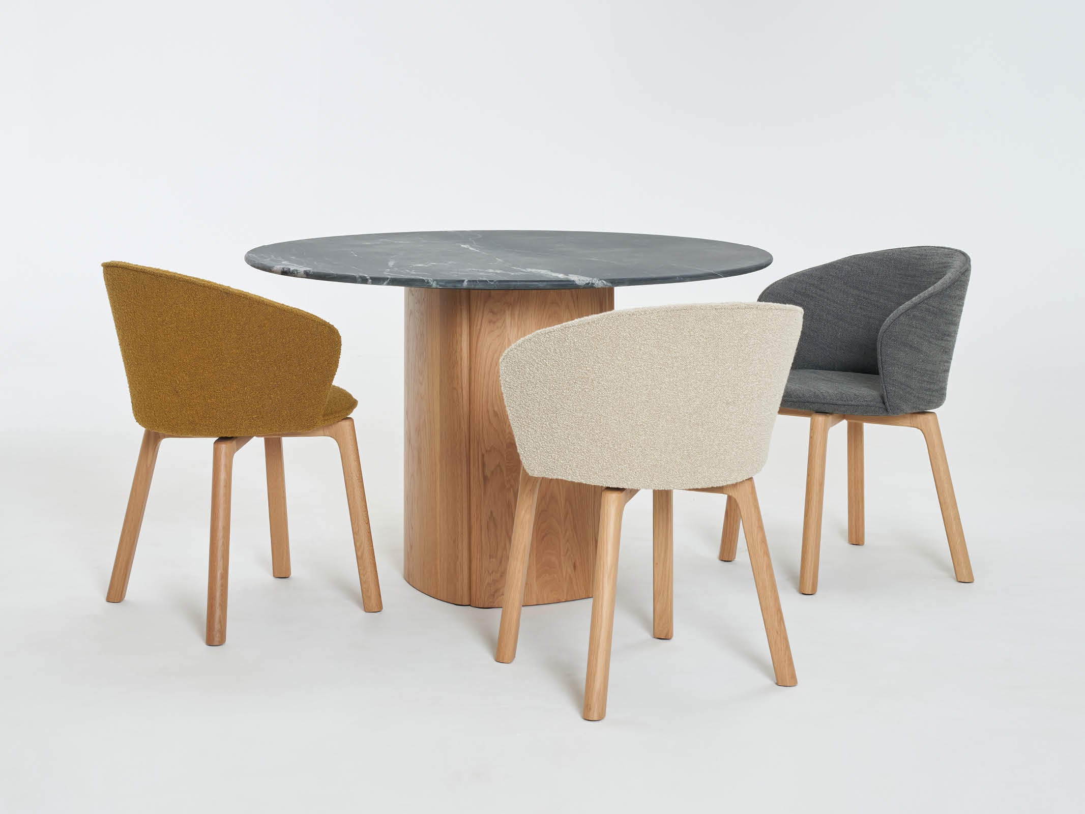 Glide Dining Chair - Modern Comfortable Kitchen & Dining Room Chair for Home & Office - Perfect for Family Meals, Entertaining Guests & Workspace Seating