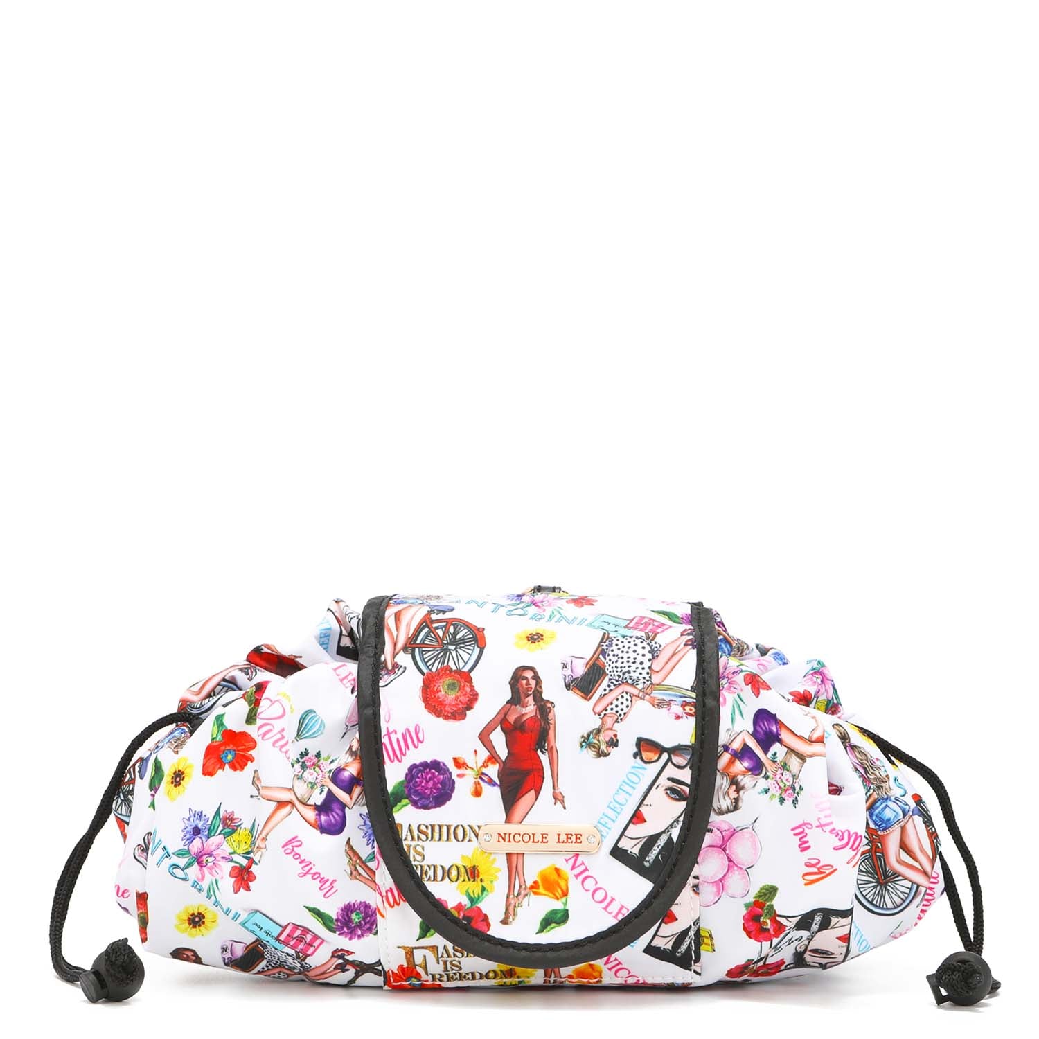 Drawstring Cosmetic Bag - Waterproof Makeup Pouch for Travel, Gym & Daily Essentials | Portable Toiletry Organizer for Women & Men