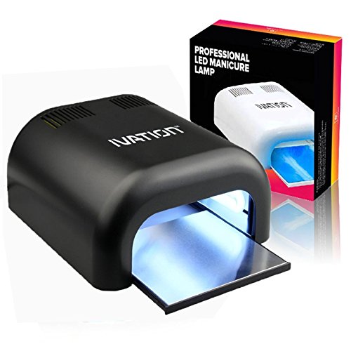 36W UV LED Nail Lamp for Gel & Acrylic Polish - Professional Portable Nail Dryer with 30/60/90 Sec Timer & Slide-Out Tray - Fast Curing for Salon & Home Manicures - Perfect for DIY Nail Art, French Manicures & Nail Extensions - Great Gift for Nail Lovers - Ideal for Travel, Parties & Home Spa Days - Use for Quick Drying, Gel Polish Curing & At-Home Nail Care