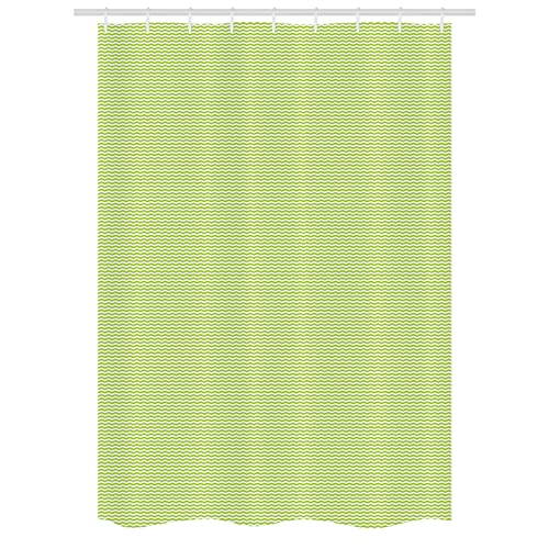 Pale Green and White