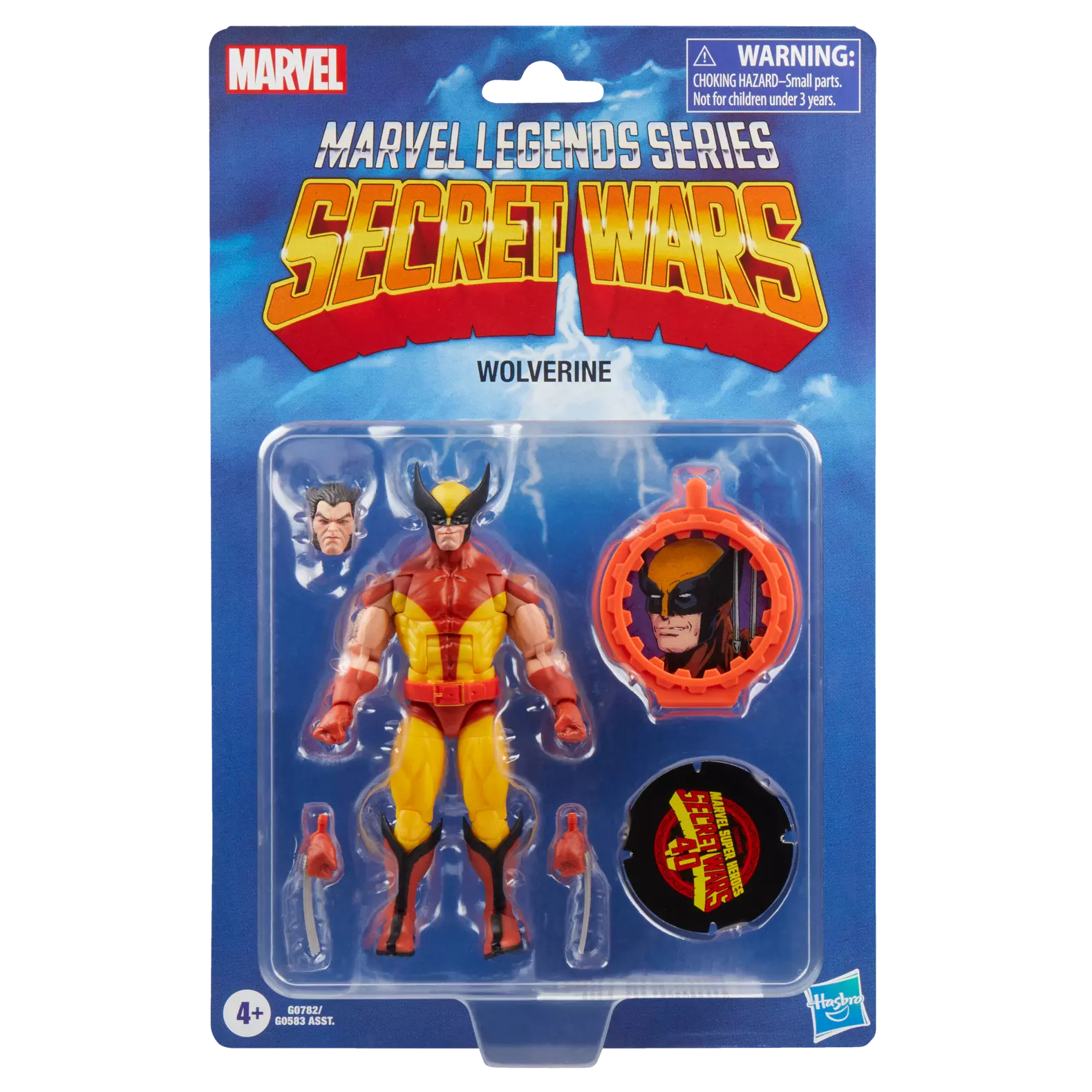 Marvel Legends Secret Wars Wolverine 6-Inch Action Figure - Collectible Toy for Superhero Fans & Marvel Comics Enthusiasts | Perfect for Display, Gifts & Play