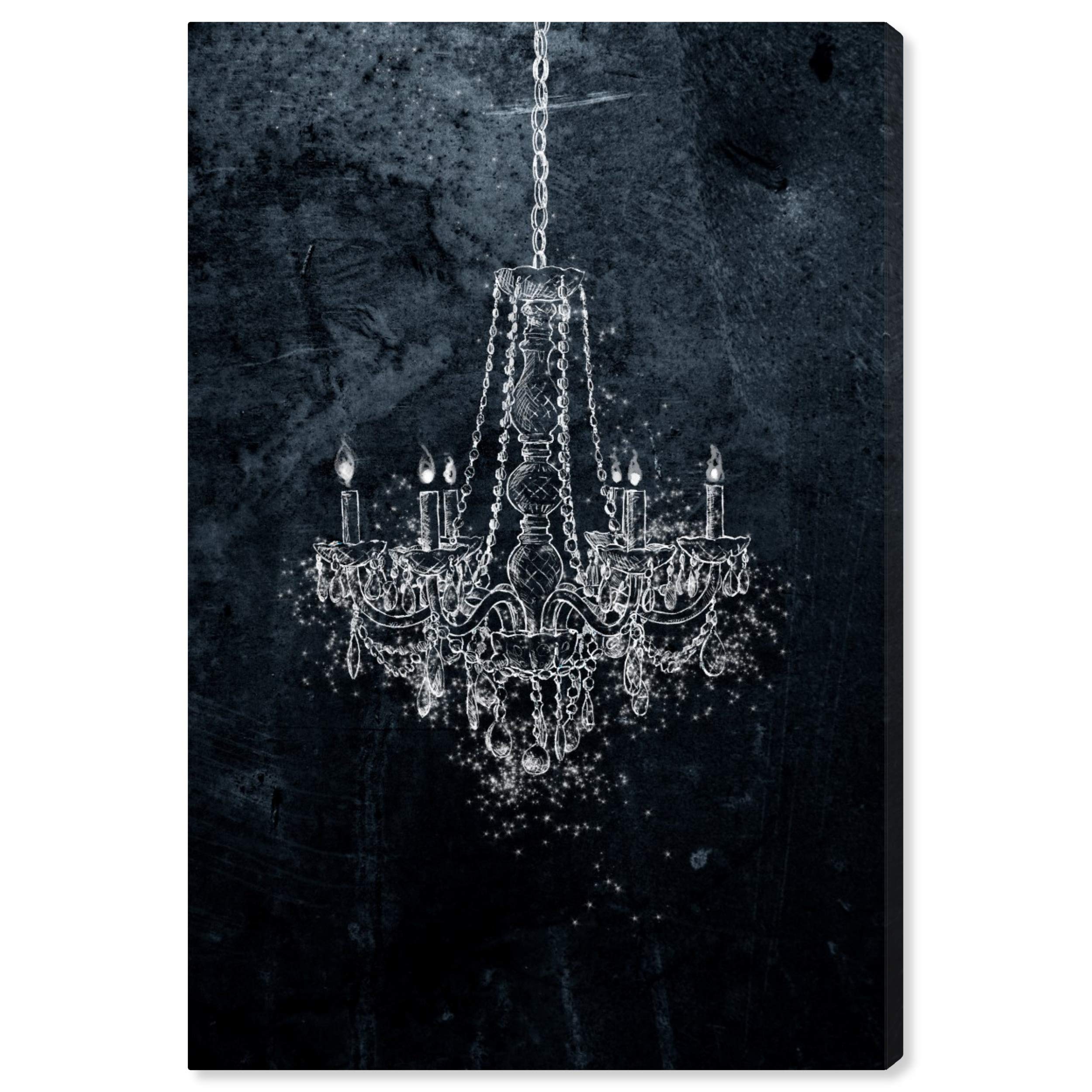 Oliver Gal Artist Co. 'Silver Dream' Abstract Wall Art Canvas Print - 36x54 Inch Black & White Modern Home Decor | Perfect for Living Room, Bedroom & Office Decor