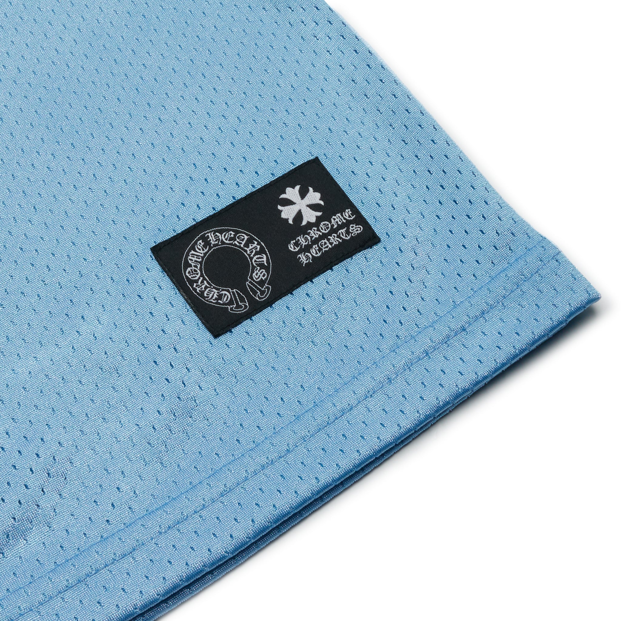 Chrome Hearts Stadium Mesh Short Sleeve Blue Jersey for Men - Trendy Streetwear Fashion Top for Casual Outfits & Summer Wear