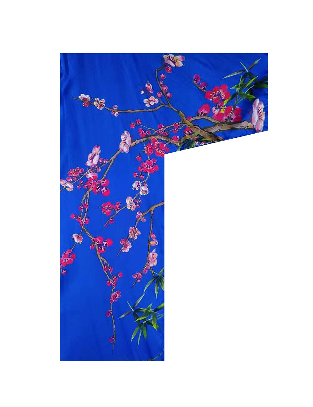 Women's 100% Silk Kimono Robe - Short Sleeve Bathrobe & Pajama Set - Lightweight Lounge Wear for Spa, Yoga & Home Relaxation