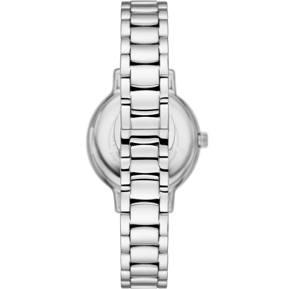 Emporio Armani AR11484 Cleo Stone Set Women's Watch - Luxury Stainless Steel Bracelet with Crystal Accents for Everyday Wear & Special Occasions