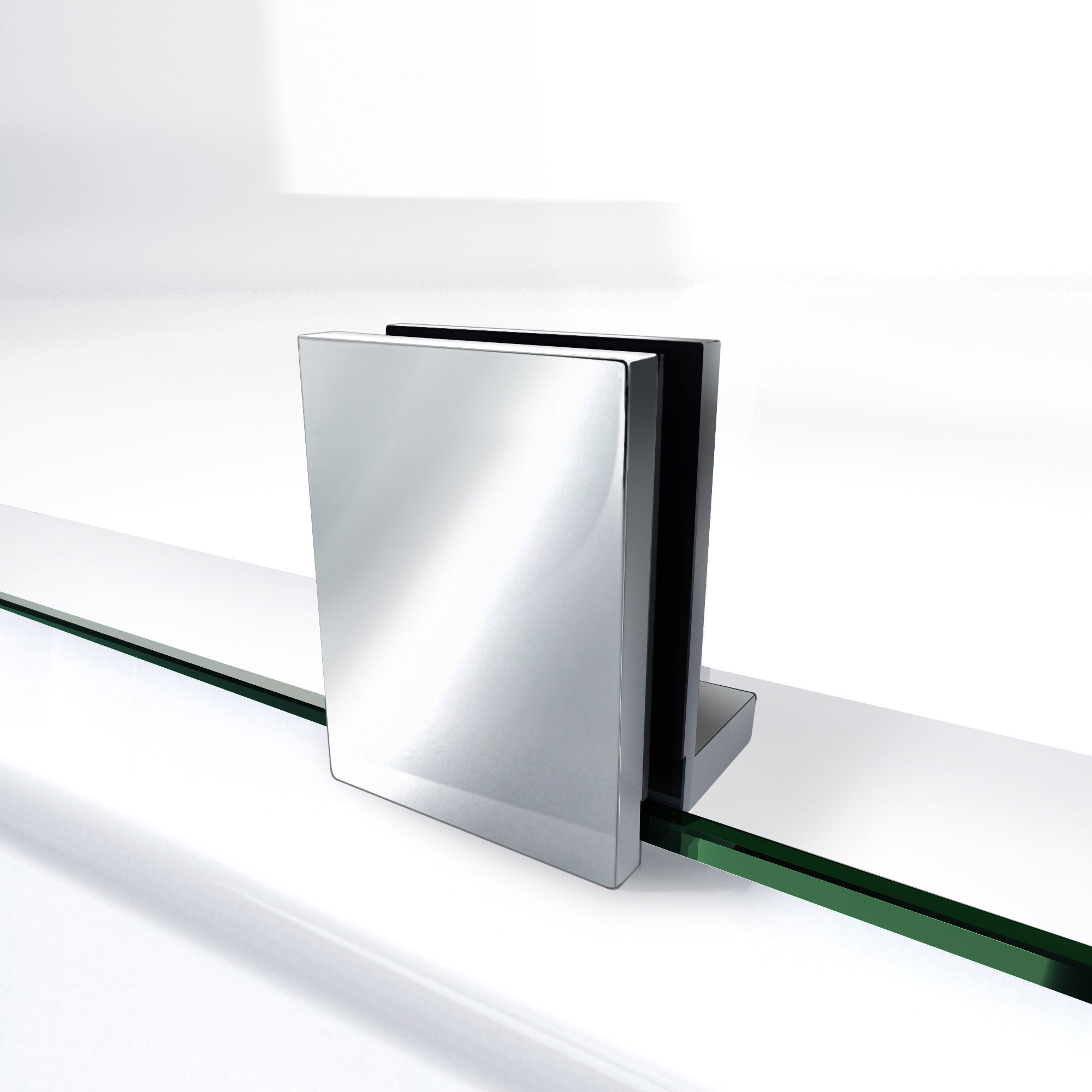 DreamLine Prism Plus 40x74.75 Inch Frameless Neo-Angle Shower Enclosure - Chrome Finish with Biscuit Base | Perfect for Modern Bathroom Renovations & Space-Saving Design