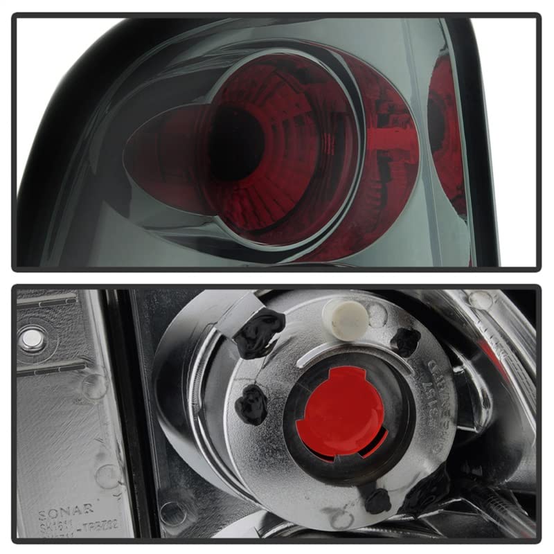 Spyder Auto 5002204 Euro Style LED Tail Lights - Chrome/Smoked Lens - Compatible with [Vehicle Model] - Enhanced Visibility & Style for Night Driving