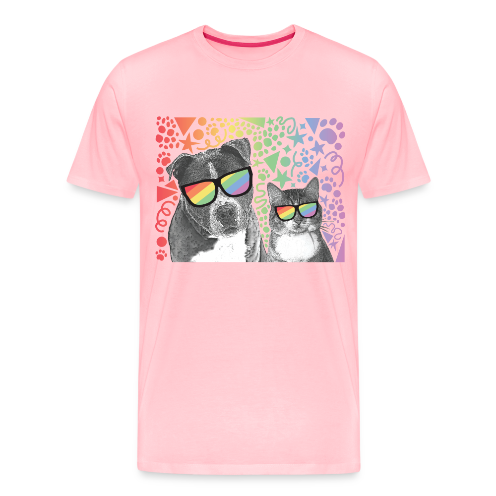 Pride Party Classic Premium T-Shirt - LGBTQ+ Rainbow Graphic Tee for Men & Women - Perfect for Pride Parades, Festivals & Celebrations