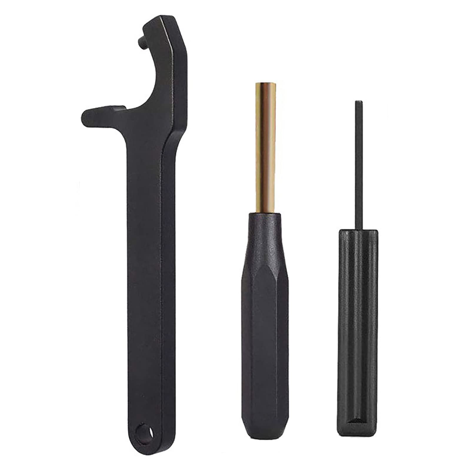 Glock Tool Kit - Front Sight Installation Hex Tool, Mag Plate Removal Tool, Pin Punch & Magazine Disassembly Tool for Glock 19, 26, 27, 43 | Perfect for Gunsmithing, Maintenance & DIY Glock Accessories Upgrades