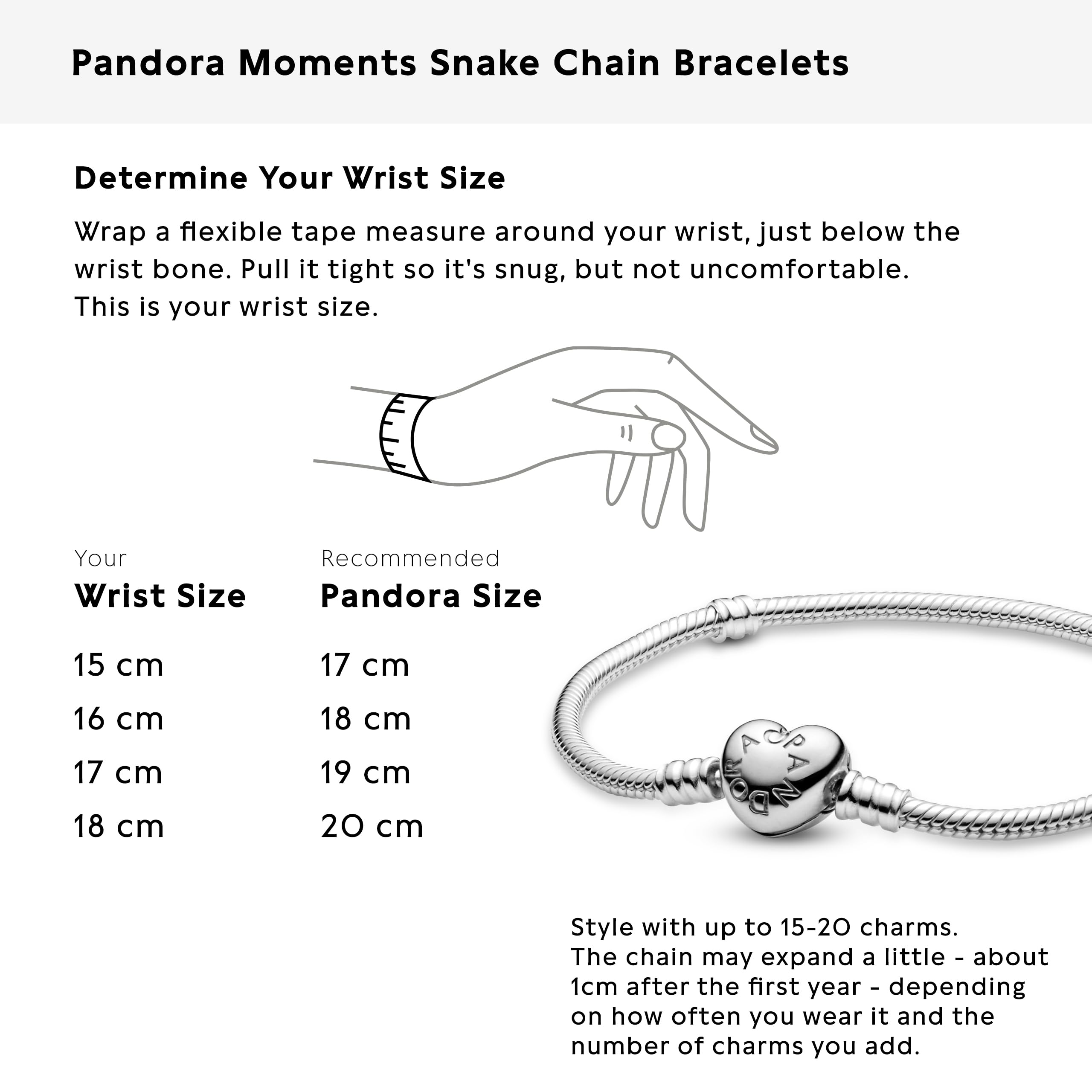 PANDORA Daughter's Love Charm Bracelet Set - Sterling Silver Women's Jewelry with Cubic Zirconia & Heart Clasp Snake Chain - Gift Box Included - Perfect for Birthdays, Anniversaries and Mother's Day Gifts