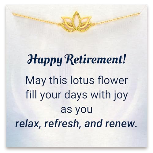 Retirement-May this lotus flower fill your days with joy