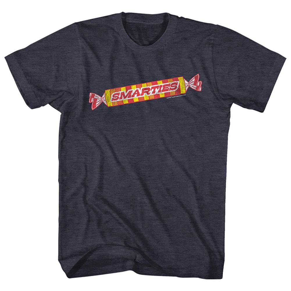 Smarties Wrapped Sugar Candy Logo Adult T-Shirt - Funny Candy Lover Graphic Tee for Men & Women - Perfect for Halloween, Parties & Casual Wear