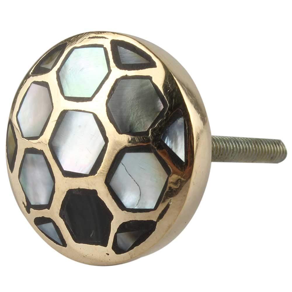 14pcs Football Brass Knobs for Cabinets - Gold Pearl Dresser Pulls for Kids Room & Kitchen Decor