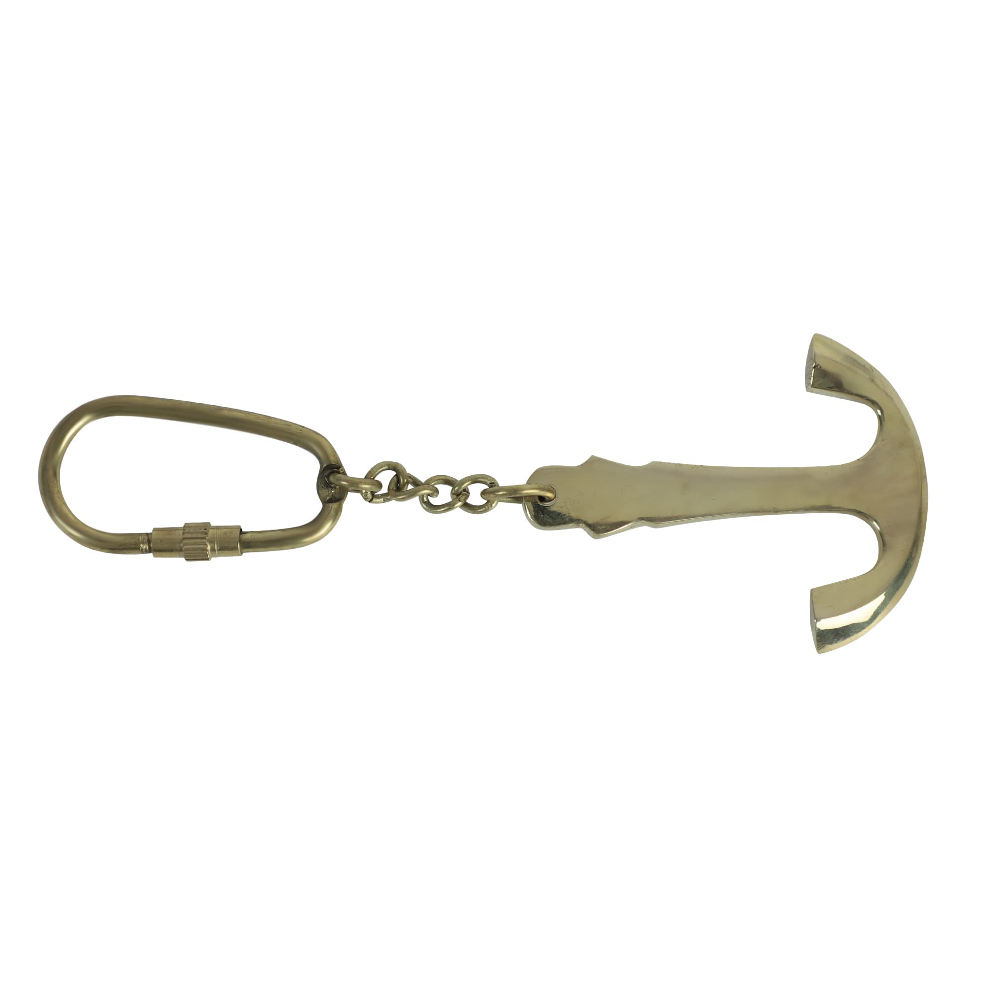 Inspirational Brass Keychain Holder - Elegant Key Organizer for Daily Use