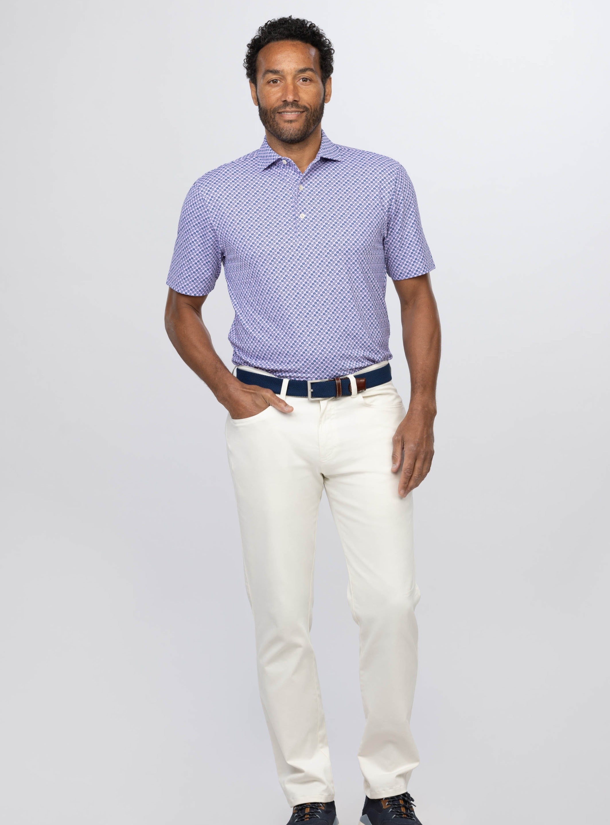 Brew Performance Polo Shirt for Men - Moisture Wicking & Breathable Golf & Casual Wear - Perfect for Outdoor Sports, Work & Everyday Comfort