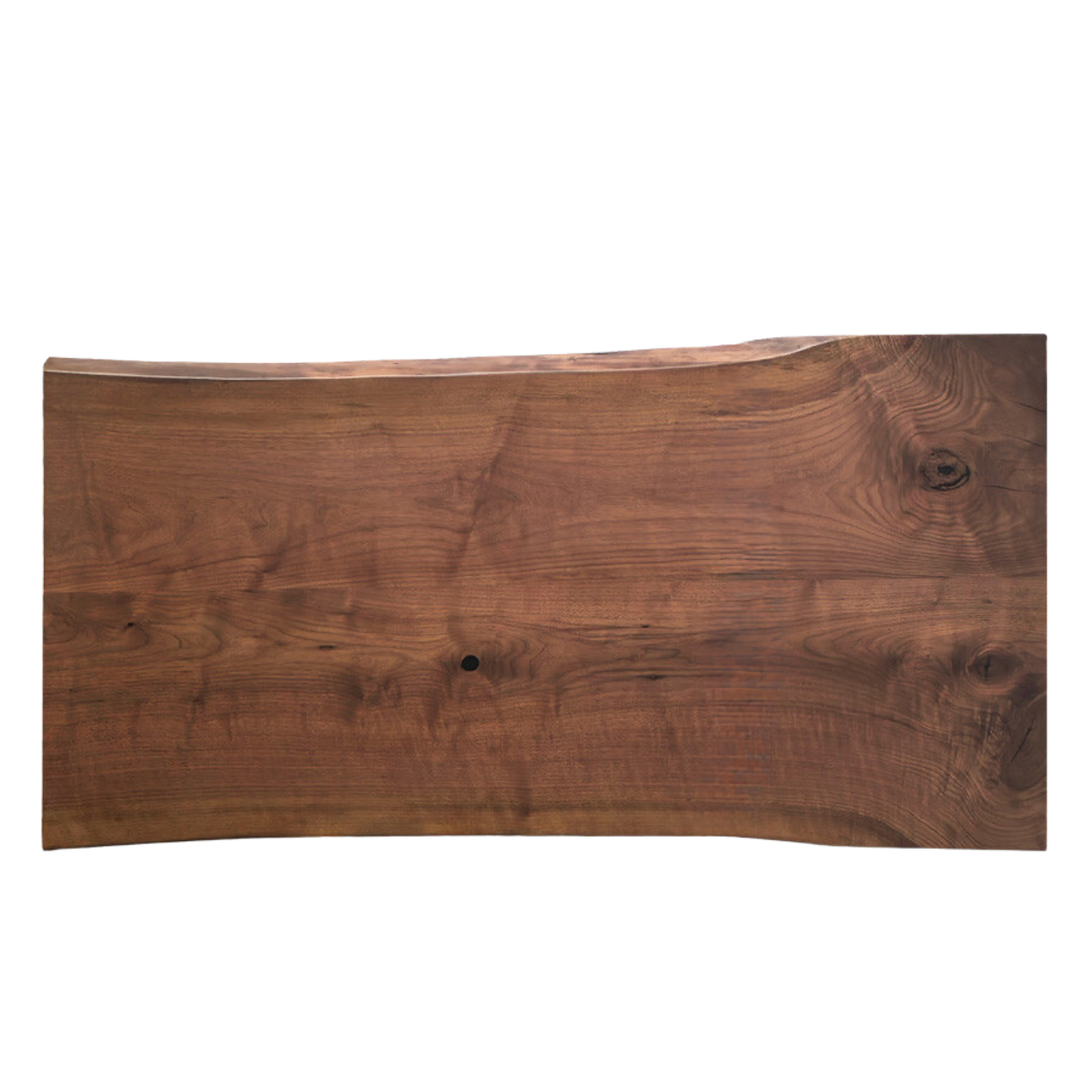 Premium Black Walnut Solid Wood Natural Edge Dining Table – Handcrafted Large Board for Rustic & Modern Home Decor – Perfect for Family Gatherings & Dinner Parties