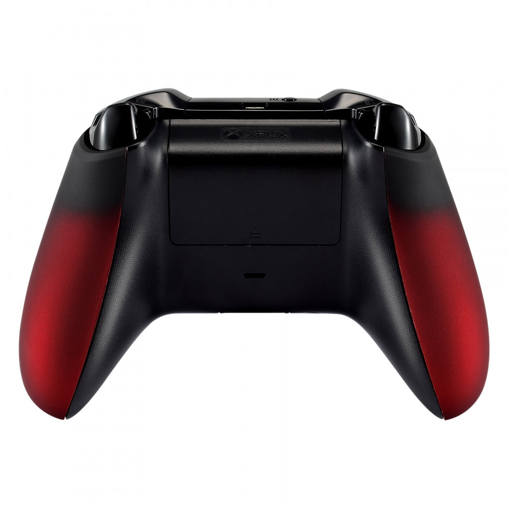 eXtremeRate Replacement Front Housing Shell with Side Rails Panel for Xbox One X & S Controller (Model 1708) - Shadow Red | Custom Gaming Controller Cover | Perfect for Xbox One X/S Game Console Accessories & Controller Modding
