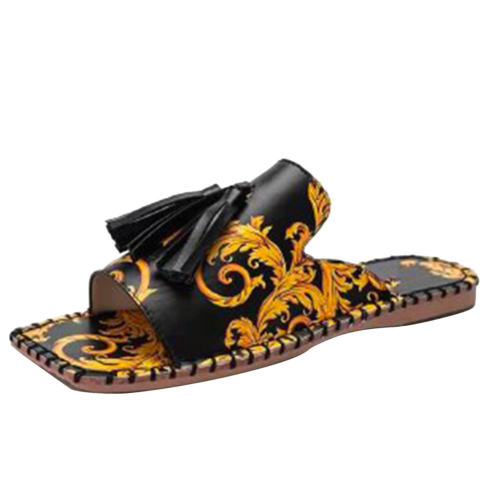 2022 Summer Women's Comfortable Breathable Chain Mule Slippers for Indoor & Outdoor Use - Perfect for Home, Beach, and Casual Wear